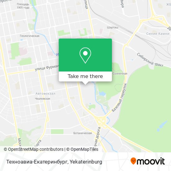 Техноавиа-Екатеринбург map