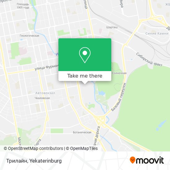 Трилайн map