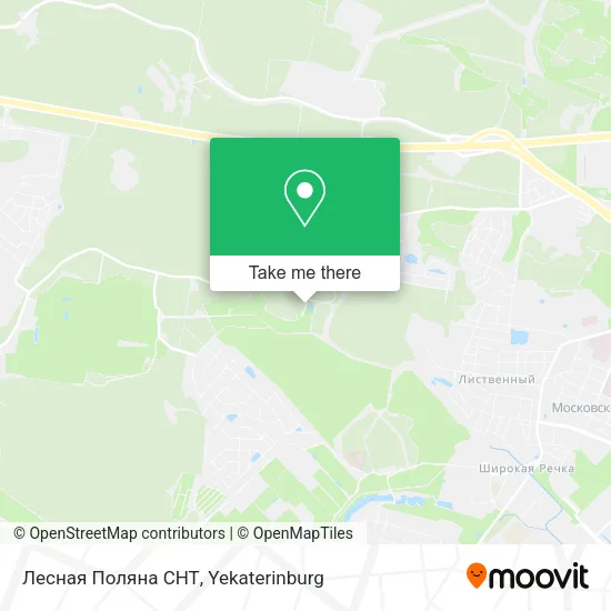 Лесная Поляна СНТ map