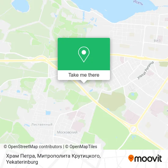 Храм Петра, Митрополита Крутицкого map