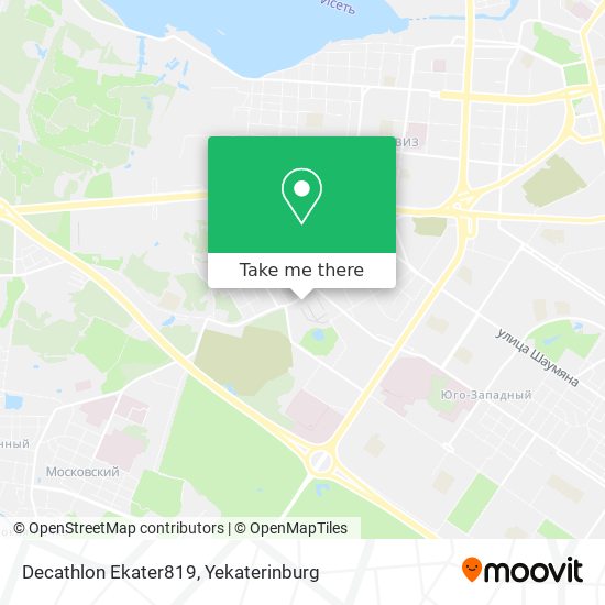 Decathlon Ekater819 map