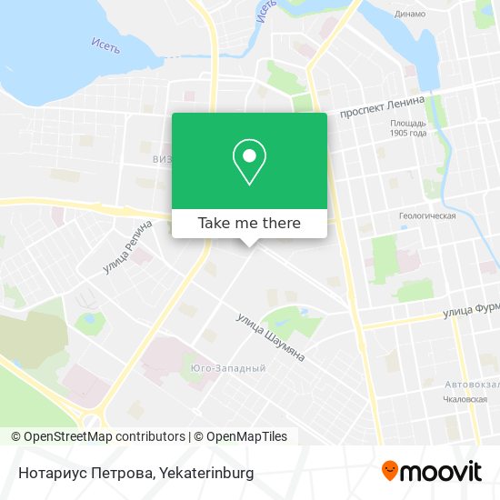 Нотариус Петрова map