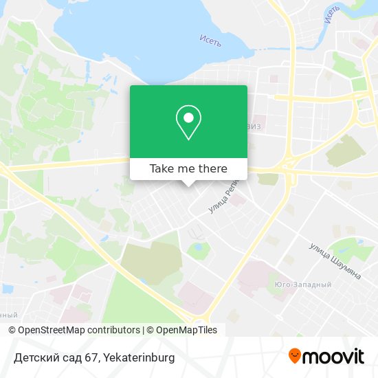 Детский сад 67 map
