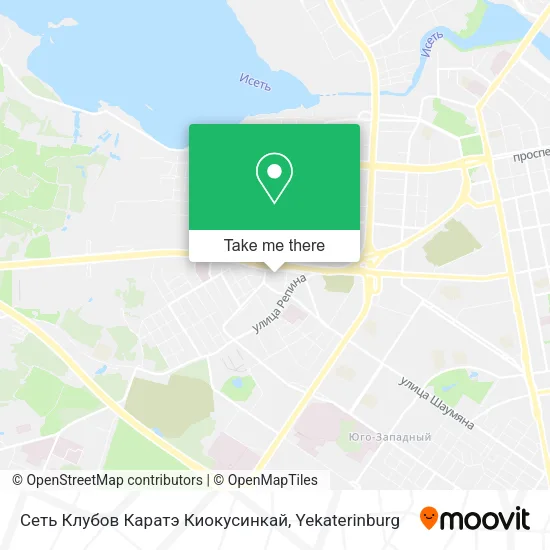 Сеть Клубов Каратэ Киокусинкай map