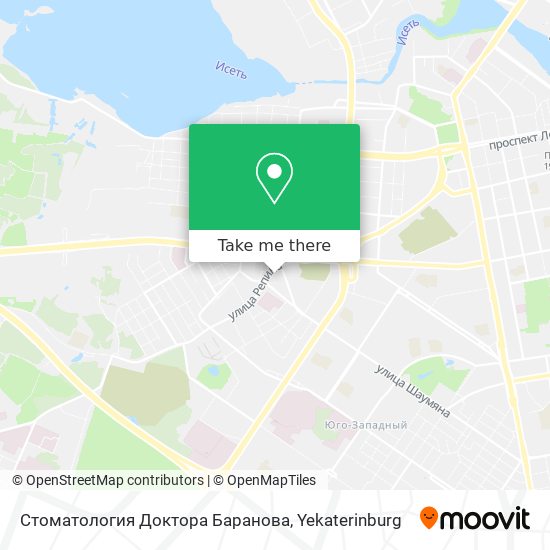 Стоматология Доктора Баранова map