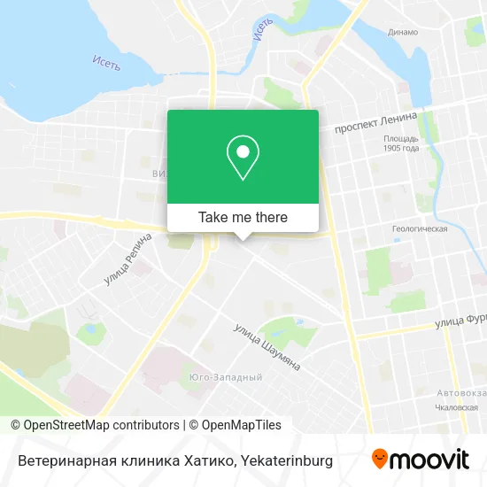 Ветеринарная клиника Хатико map