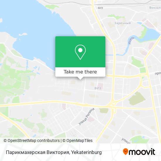 Парикмахерская Виктория map