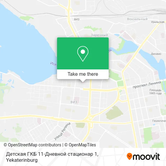 Детская ГКБ 11-Дневной стационар 1 map