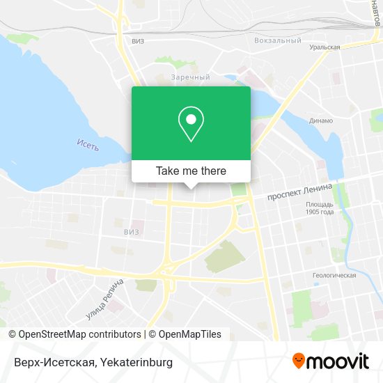Верх-Исетская map