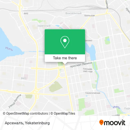 Арсеналъ map