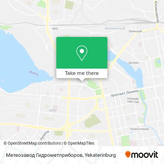 Метеозавод Гидрометприборов map