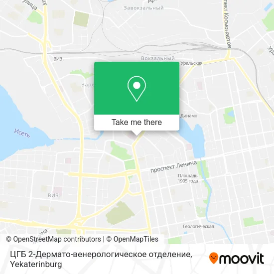 ЦГБ 2-Дермато-венерологическое отделение map