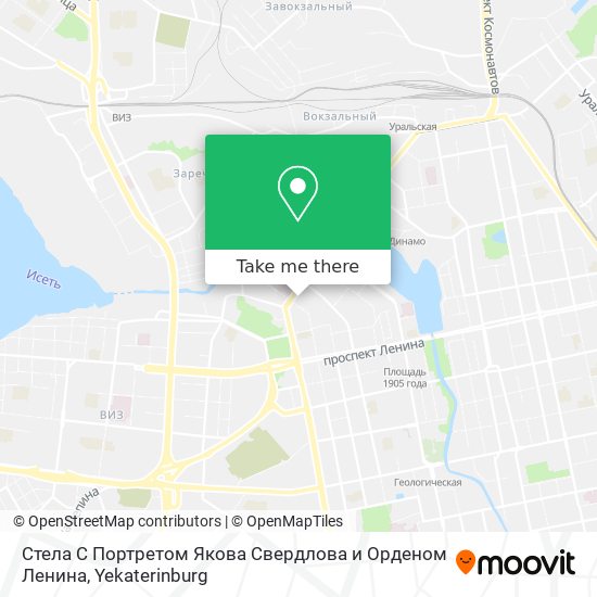 Стела С Портретом Якова Свердлова и Орденом Ленина map