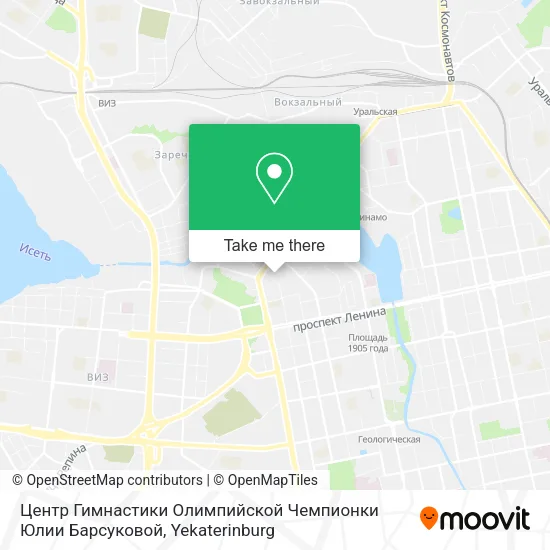 Центр Гимнастики Олимпийской Чемпионки Юлии Барсуковой map