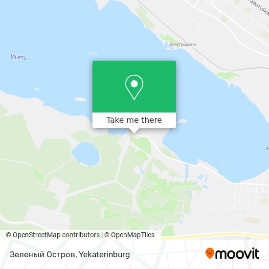 Зеленый Остров map