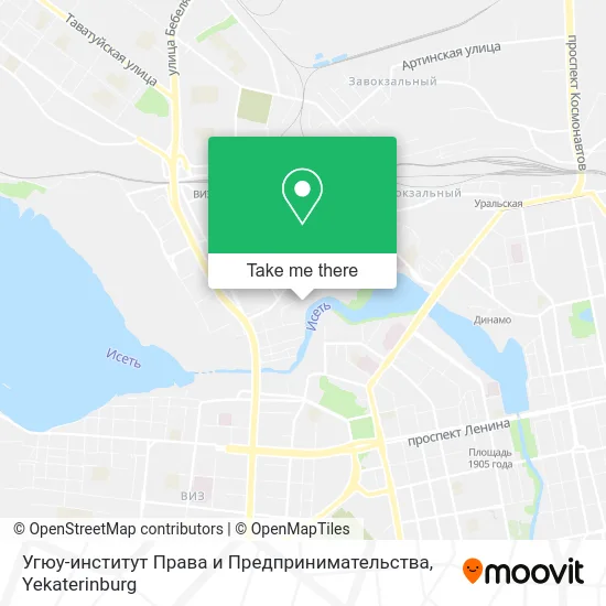 Угюу-институт Права и Предпринимательства map
