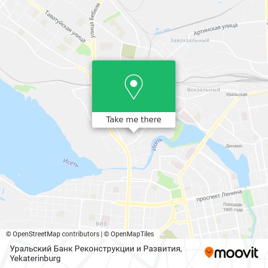 Уральский Банк Реконструкции и Развития map
