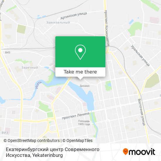 Екатеринбургский центр Современного Искусства map