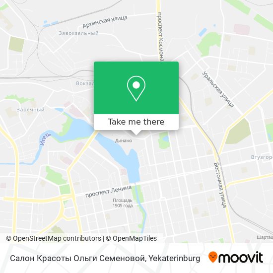 Салон Красоты Ольги Семеновой map