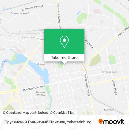 Брусянский Гранитный Плитняк map