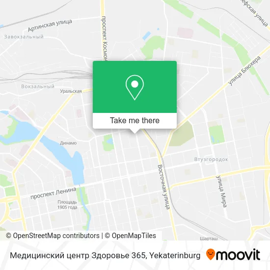 Медицинский центр Здоровье 365 map