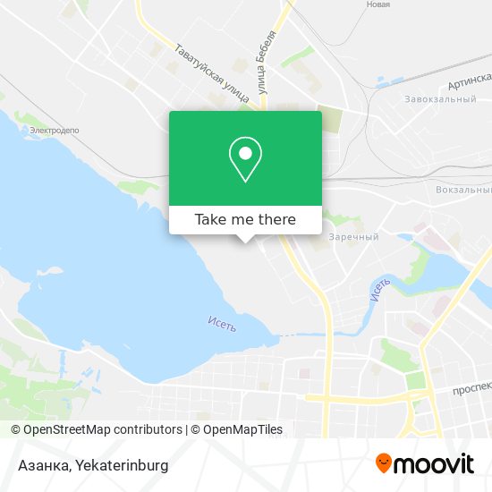 Азанка map