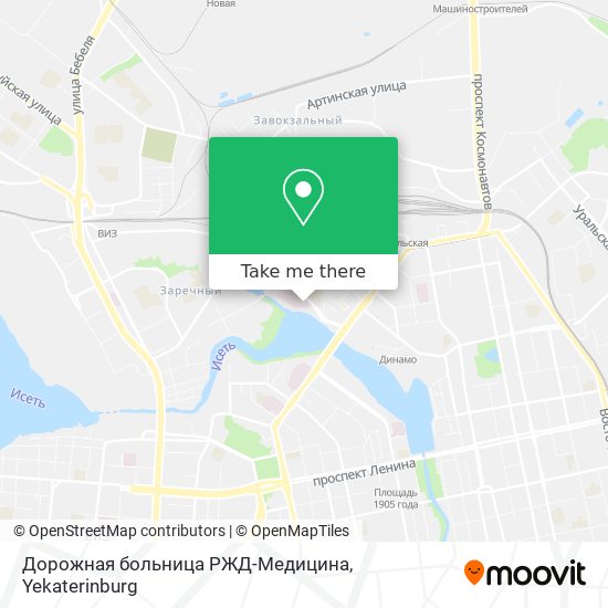 Дорожная больница РЖД-Медицина map