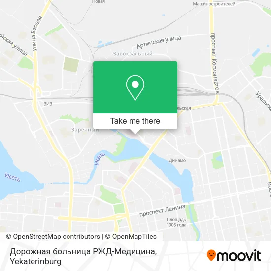 Дорожная больница РЖД-Медицина map