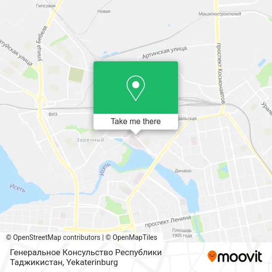 Генеральное Консульство Республики Таджикистан map