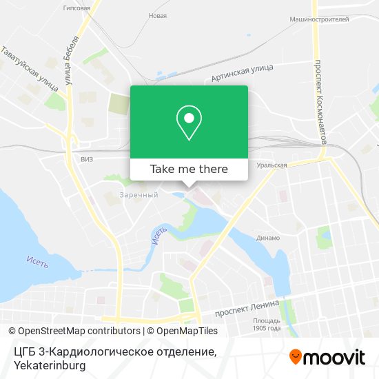 ЦГБ 3-Кардиологическое отделение map