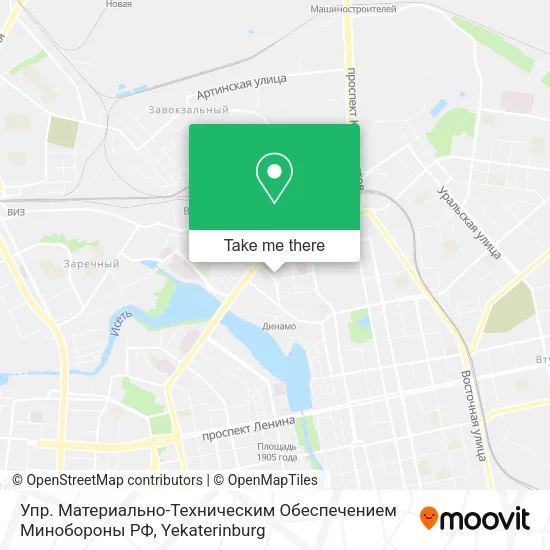 Упр. Материально-Техническим Обеспечением Минобороны РФ map