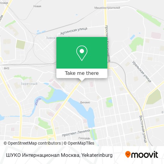 ШУКО Интернационал Москва map