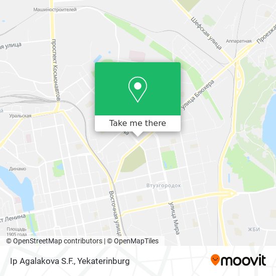 Ip Agalakova S.F. map