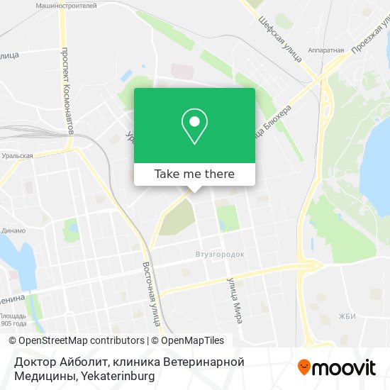 Доктор Айболит, клиника Ветеринарной Медицины map