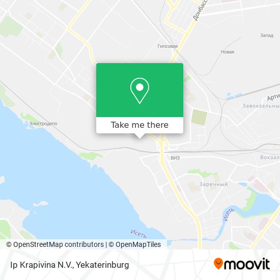 Ip Krapivina N.V. map