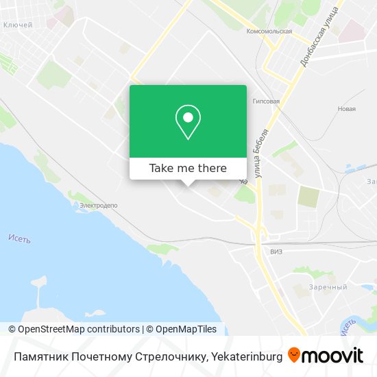 Памятник Почетному Стрелочнику map