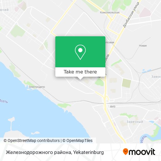 Железнодорожного района map