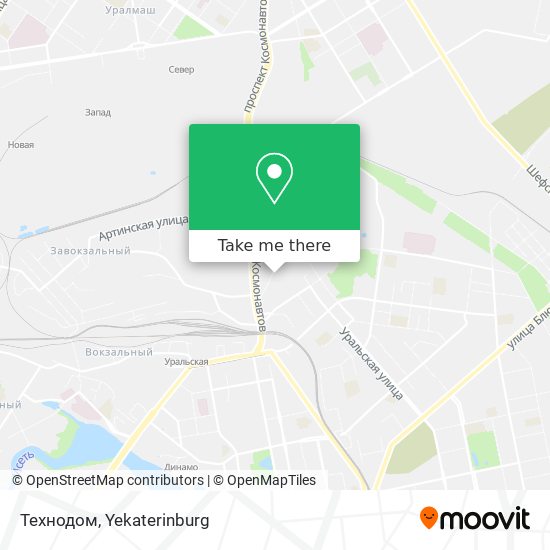 Технодом map