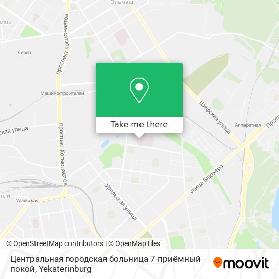 Центральная городская больница 7-приёмный покой map