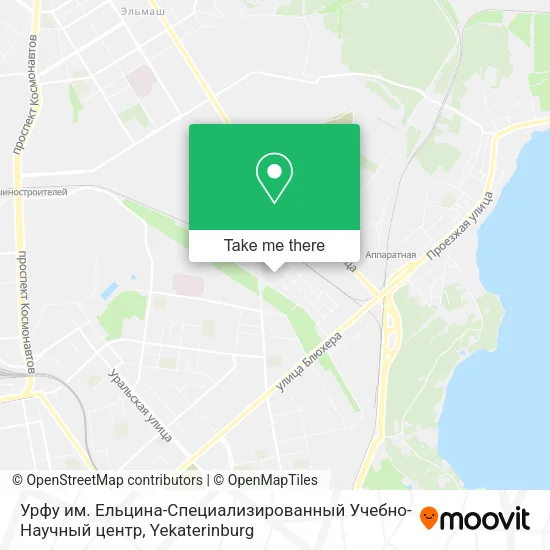 Урфу им. Ельцина-Специализированный Учебно-Научный центр map