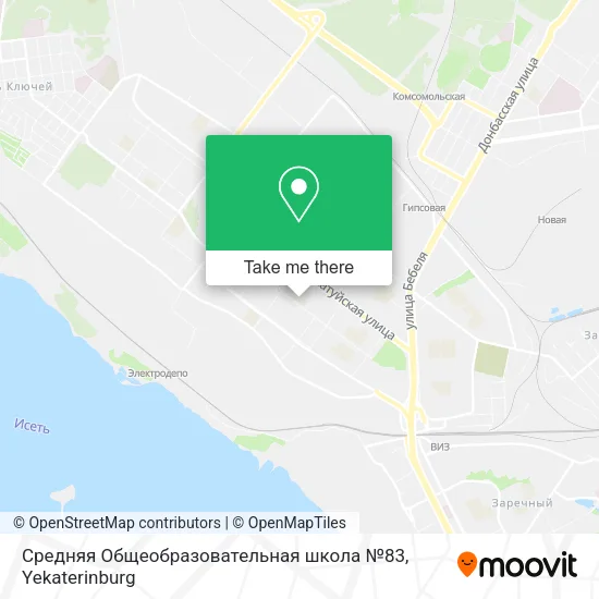 Средняя Общеобразовательная школа №83 map