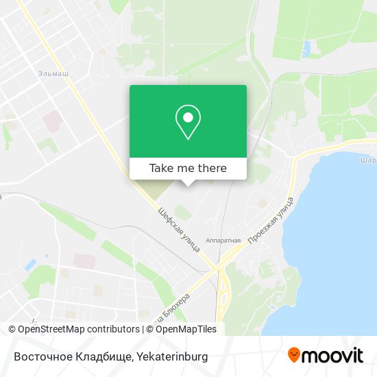 Восточное Кладбище map
