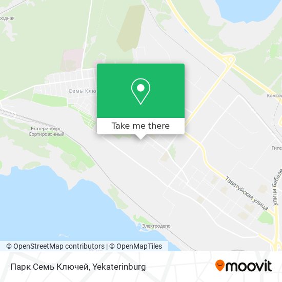 Парк Семь Ключей map