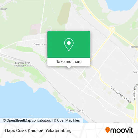 Парк Семь Ключей map