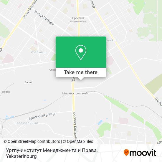 Ургпу-институт Менеджмента и Права map