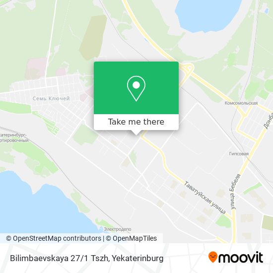 Bilimbaevskaya 27/1 Tszh map