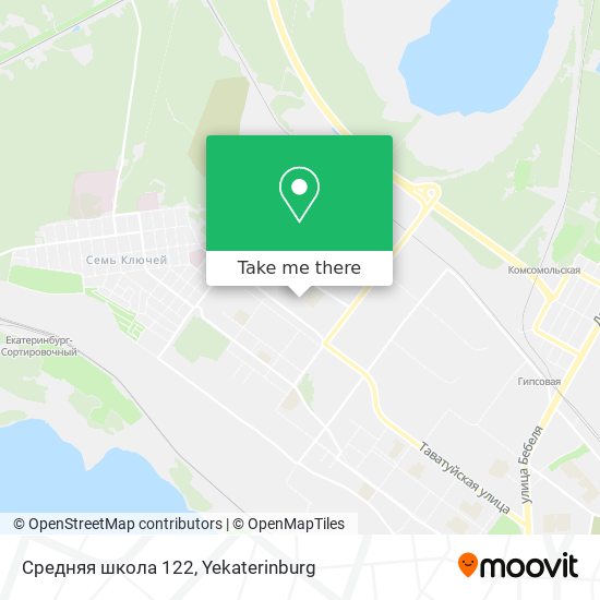Средняя школа 122 map