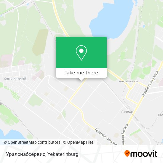 Уралснабсервис map