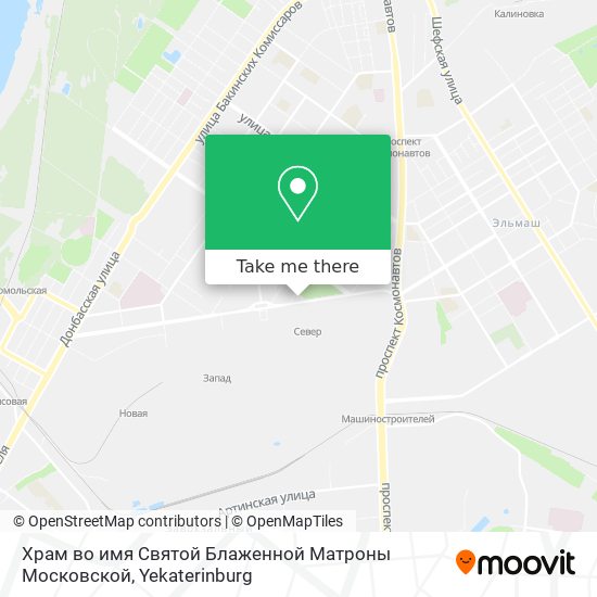 Храм во имя Святой Блаженной Матроны Московской map