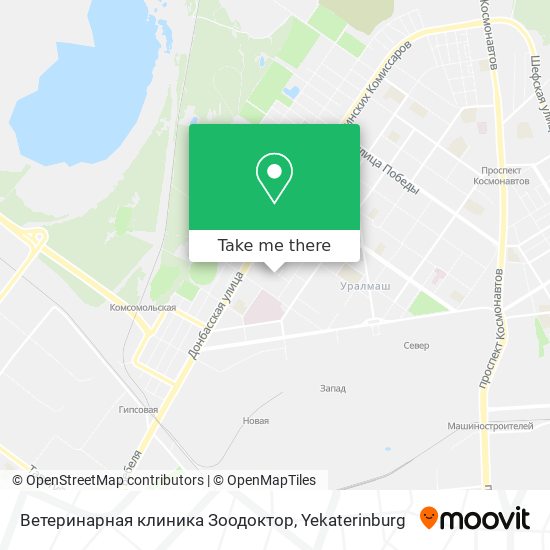 Ветеринарная клиника Зоодоктор map
